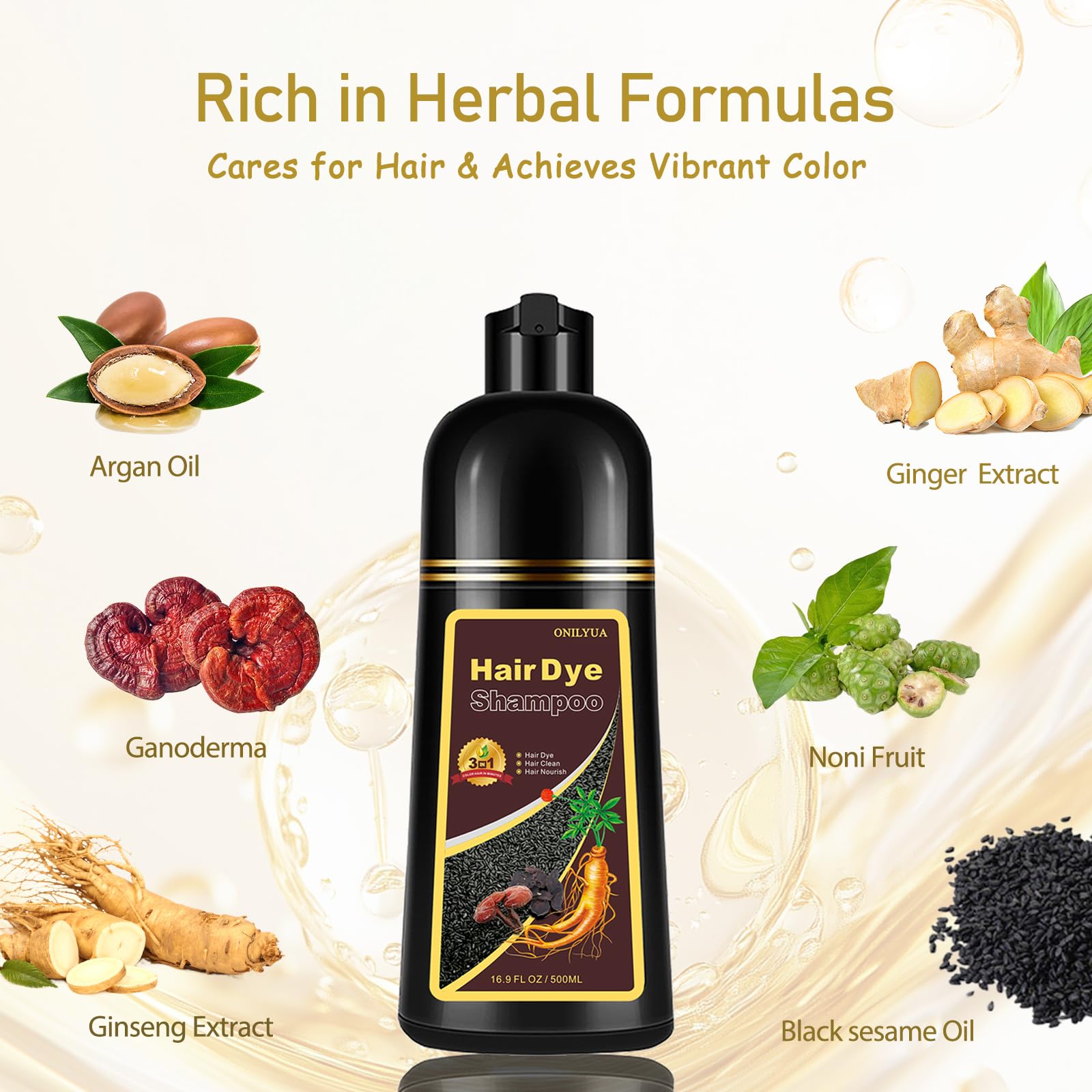 Herbal formulation close-up highlighting mild ingredients