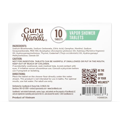 GuruNanda natural formula free from parabens and sulfates for gentle use.