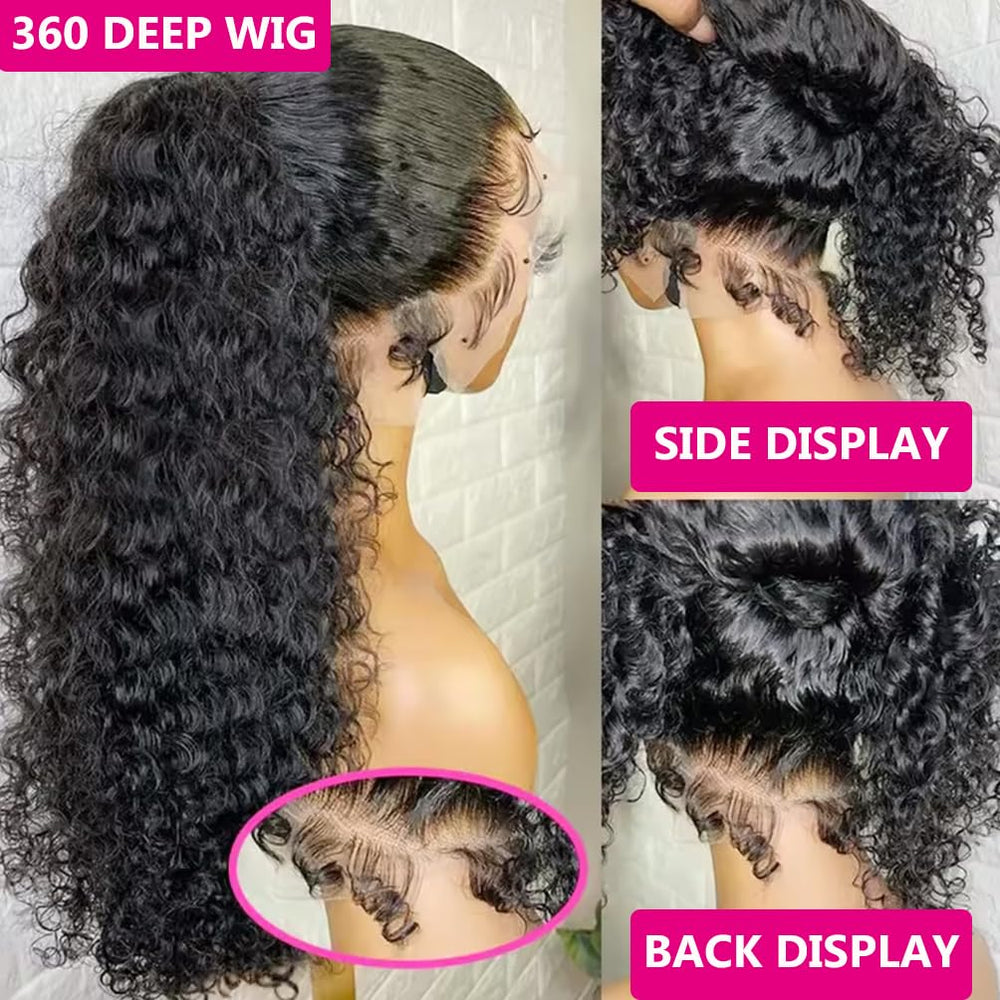 Gurxen 26 inch deep wave wig delivers dramatic length and movement.