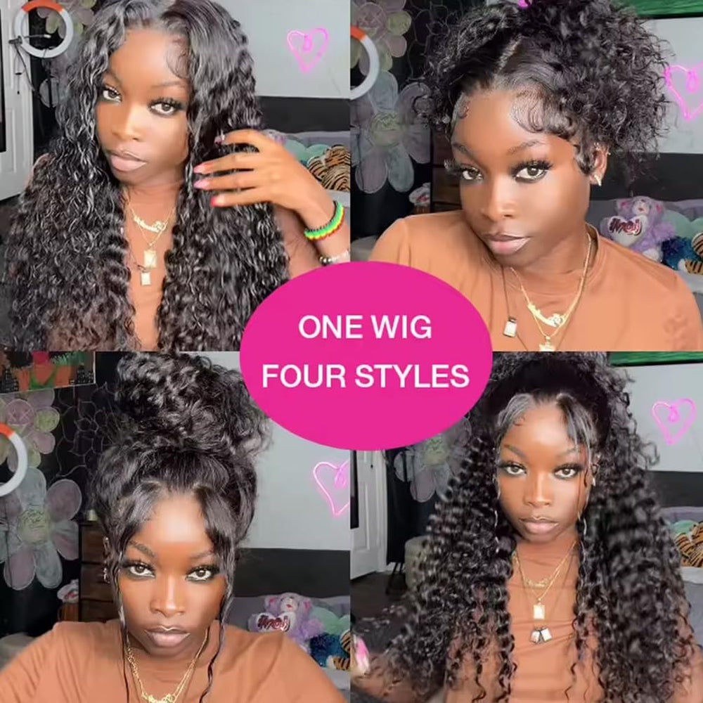 Gurxen HD full lace front 360 wig blends with scalp for seamless look.
