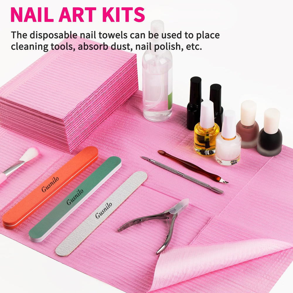 Gusnilo Nail Art Table Mat multipurpose surface for bottles and tools