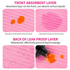 Gusnilo Nail Art Table Mat 13x18 inch size for ample workspace