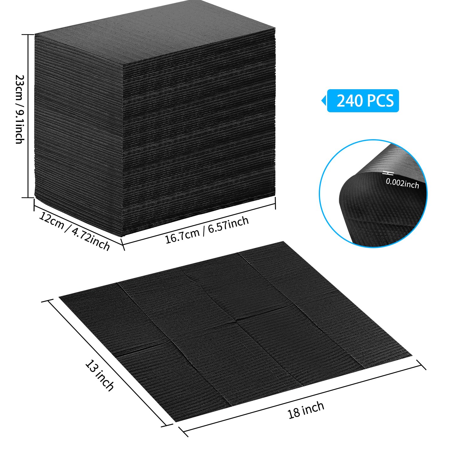 Gusnilo Nail Art Table Mat back waterproof film protects the desk from leaks