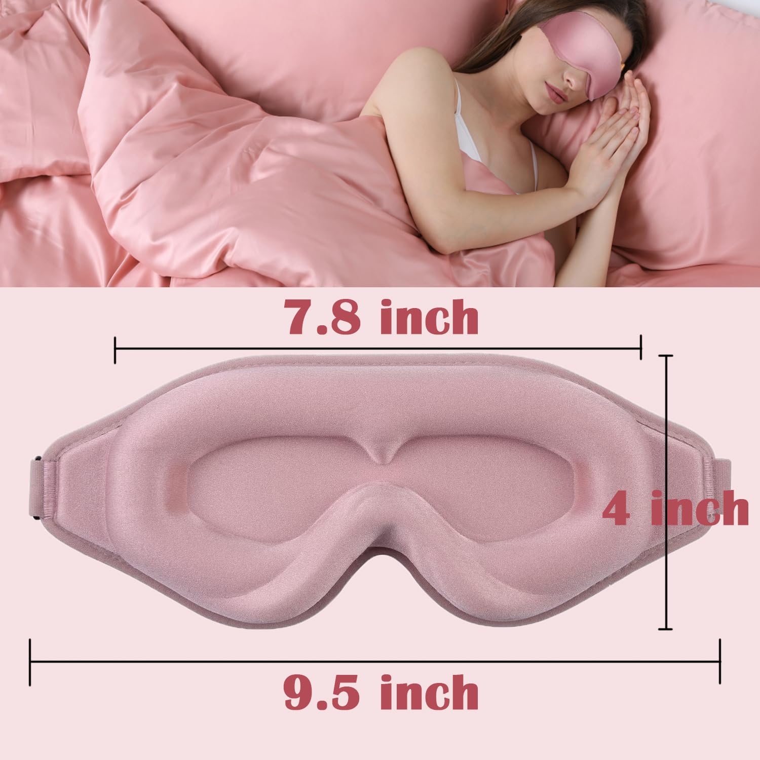 Gusonse washable and reusable eye mask remains soft after washing