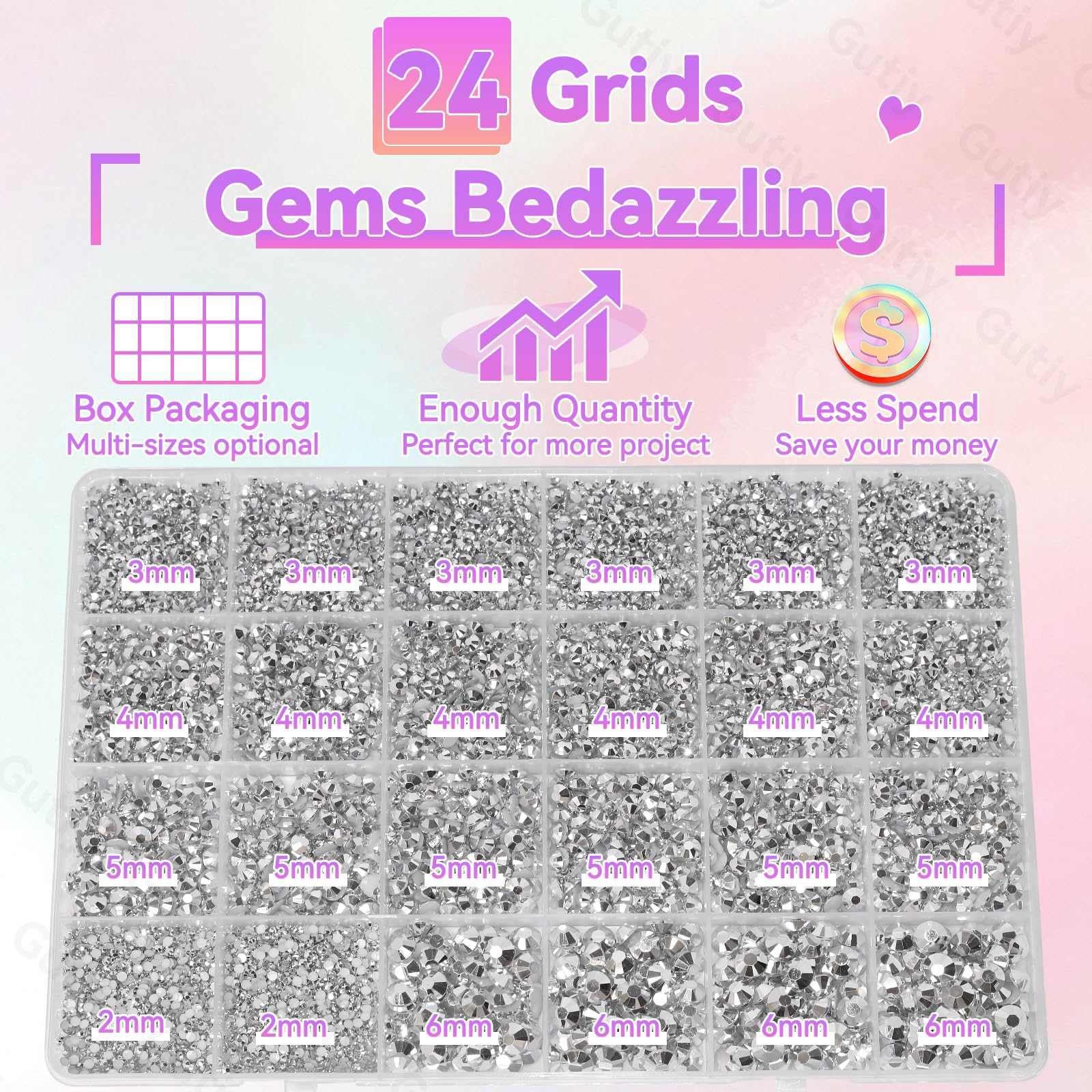 Gutiy B7000 jewelry glue dries crystal clear for durable adhesion