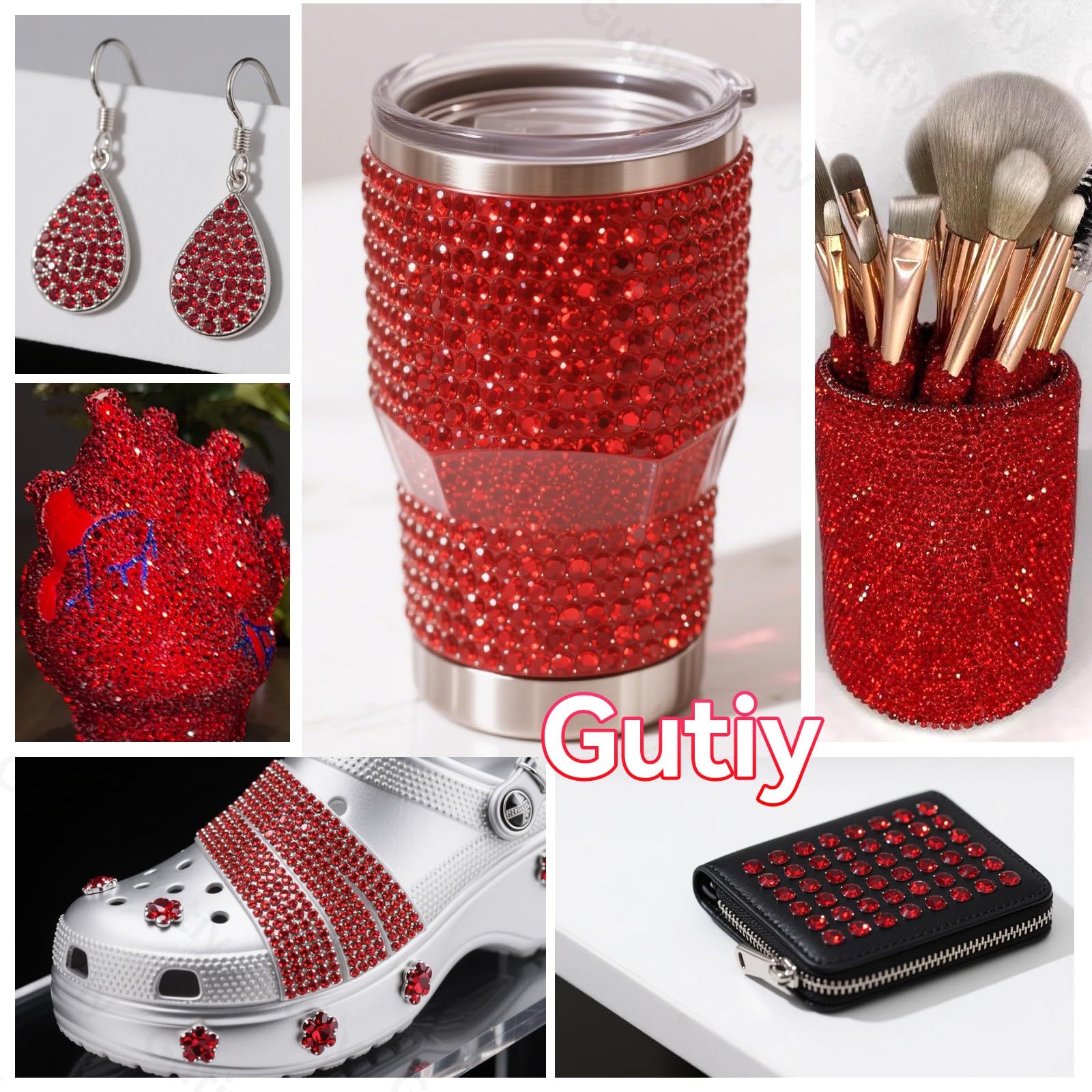 Gutiy 5mm red rhinestones deliver standout color for costumes