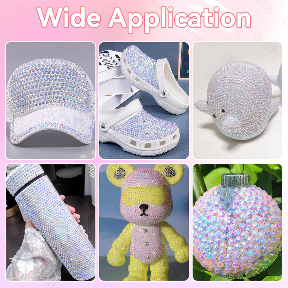 Gutiy rhinestones reflections enhance makeup, nails, and crafts with luminous accents.