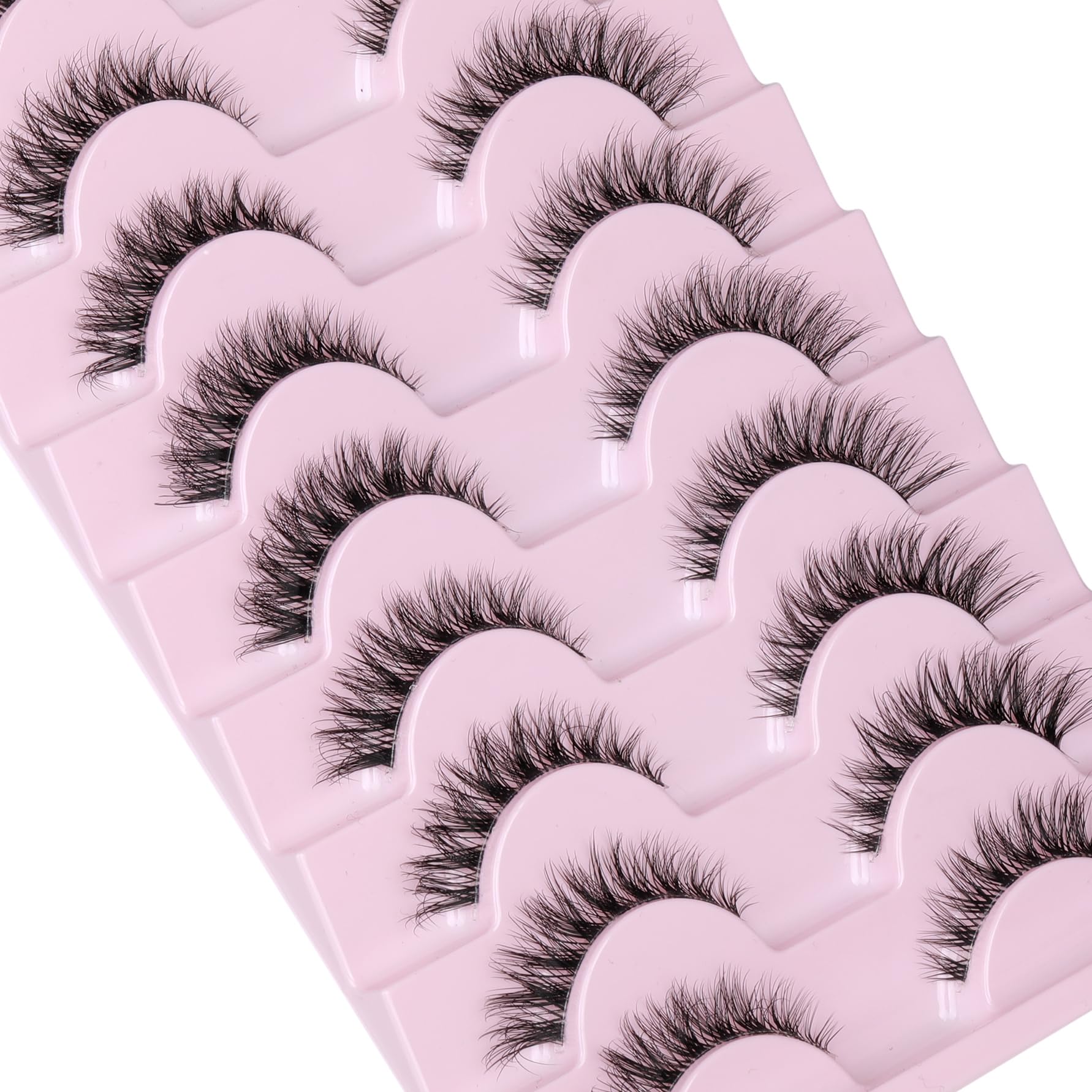 GVEFETIEE D curl design enhances eye shape naturally.
