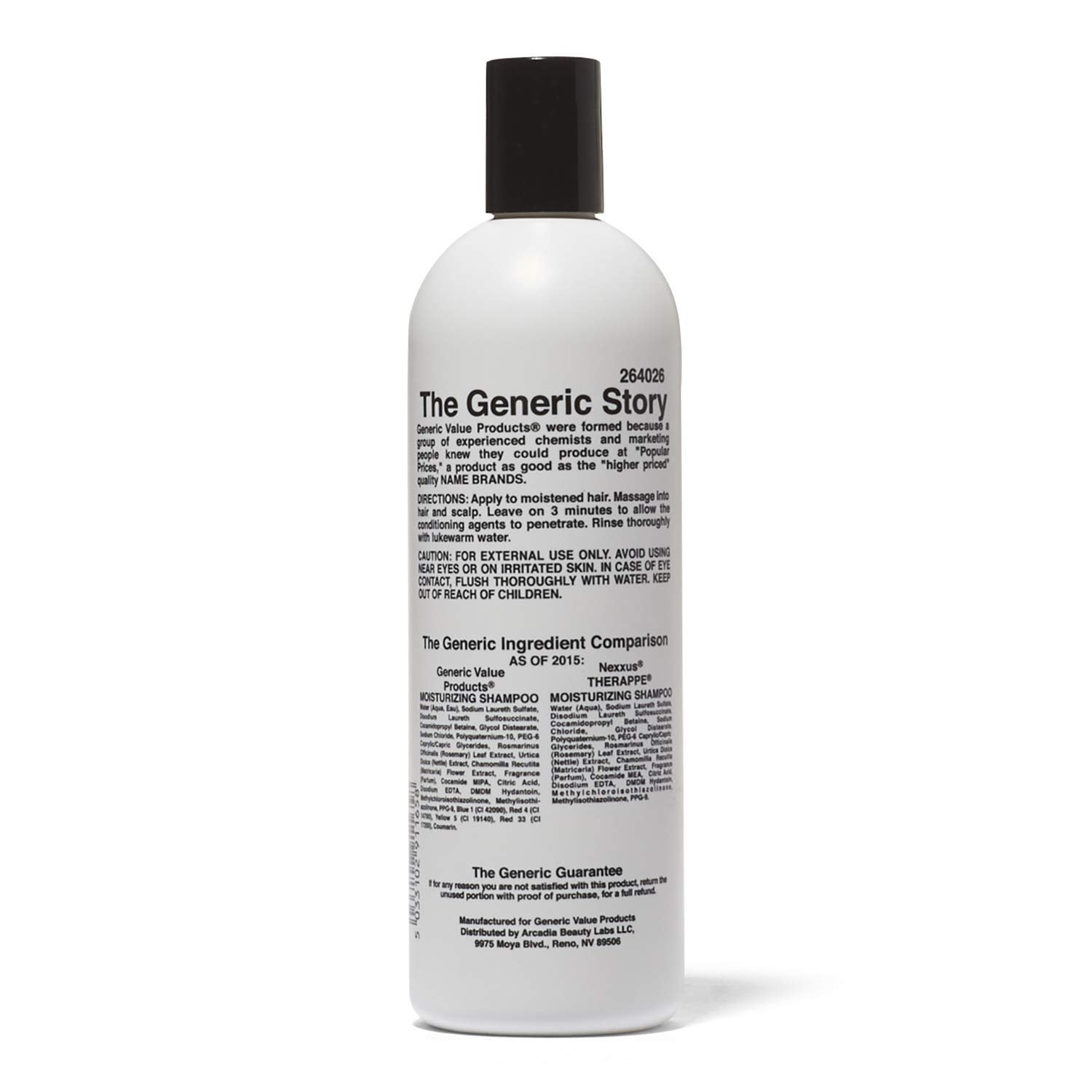 GVP Moisturizing Shampoo lather demonstrates rich foam for easy detangling