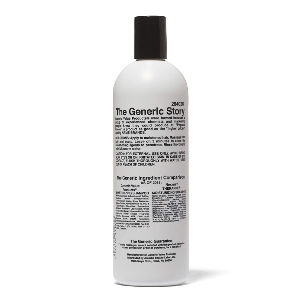 GVP Moisturizing Shampoo lather demonstrates rich foam for easy detangling