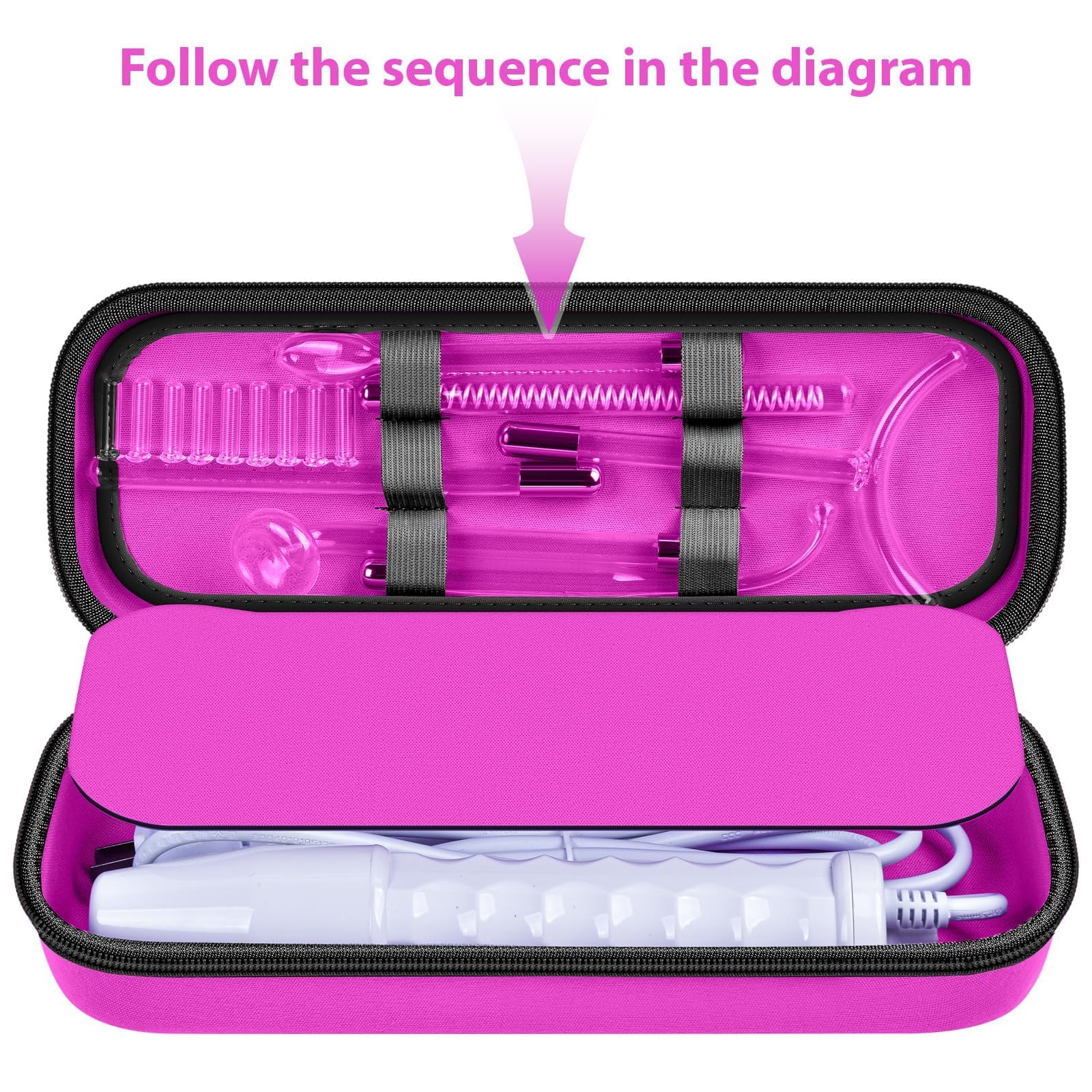 GWCASE 360 degree zipper supports quick access and secure closure.