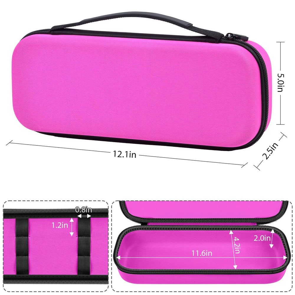 GWCASE six neon and argon wands stay securely organized during sessions.