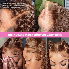 GXTKI frontal wig with baby hairs and bleached knots for natural appearance