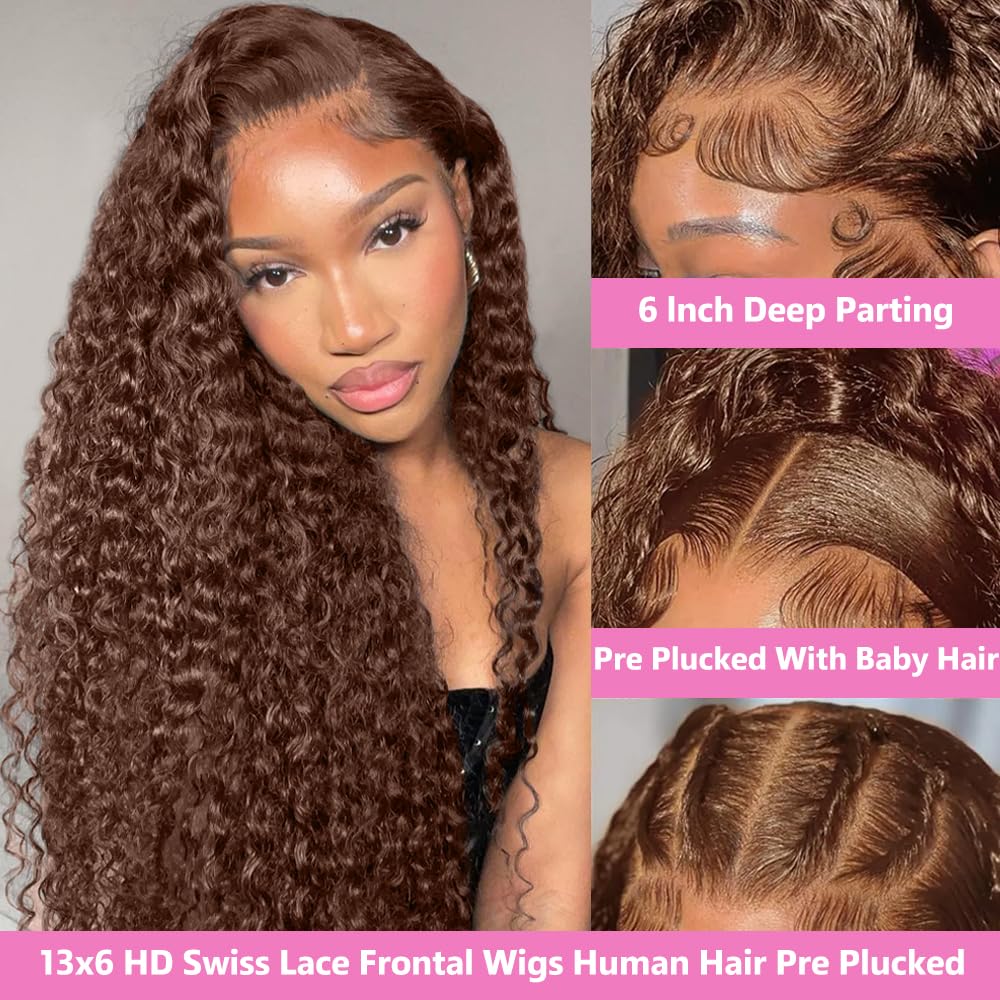 GXTKI 13x6 lace-front wig with HD lace for a seamless hairline