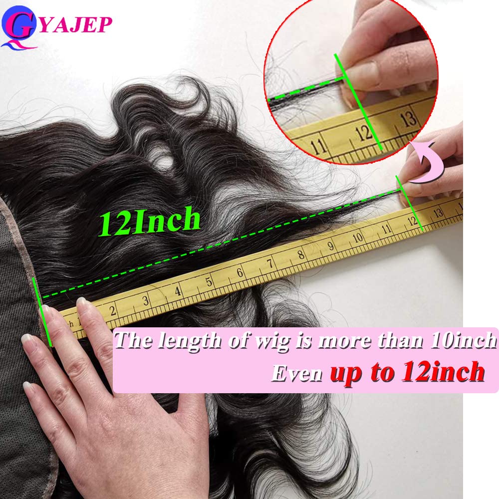 GYAJEP 150 density Remy hair for fuller natural-looking volume