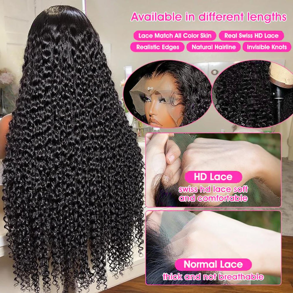 GYAJEP HD 13x6 transparent lace frontal with simulated scalp for seamless parting.