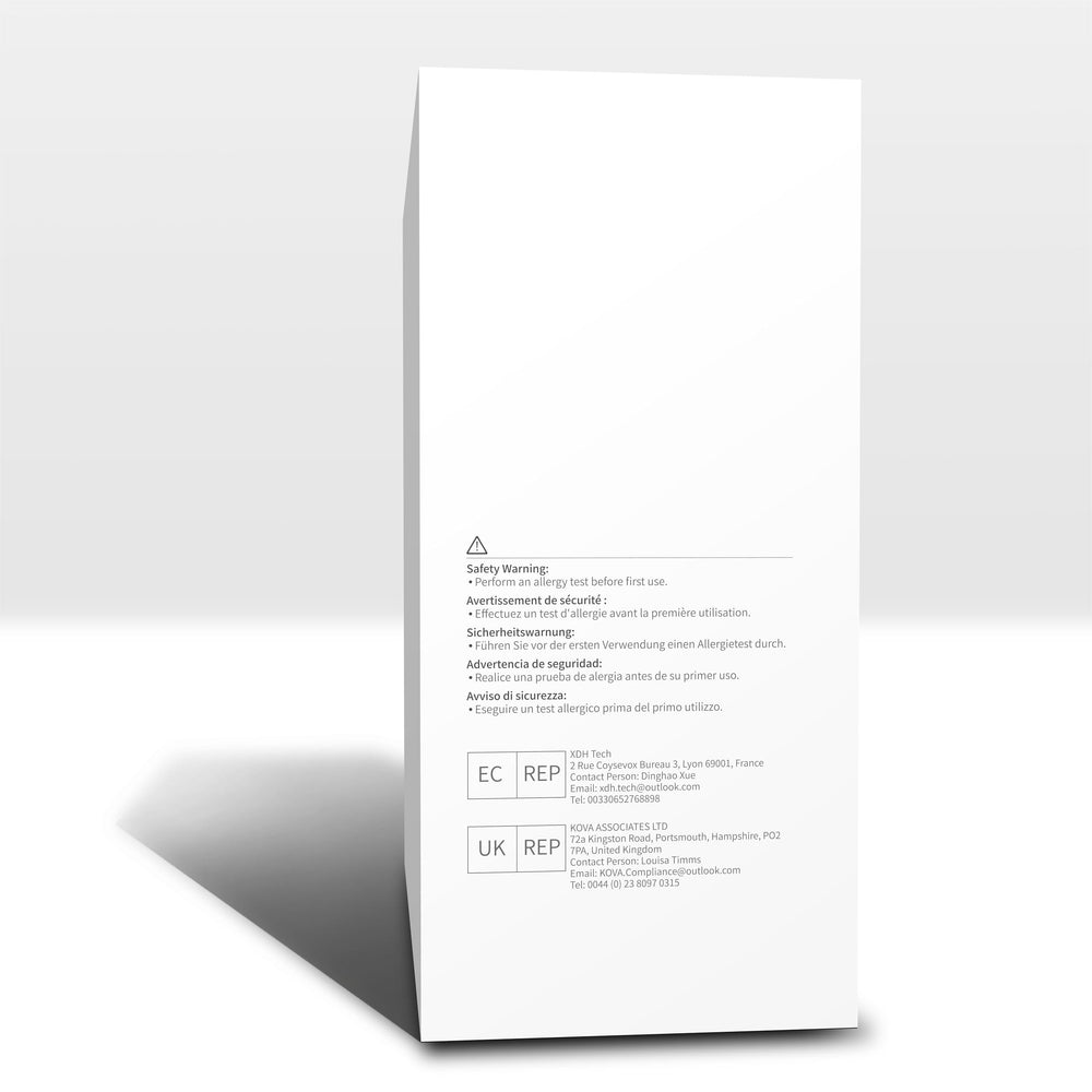GYH LED mask packaging emphasizes FSAHSA eligibility and simple setup.