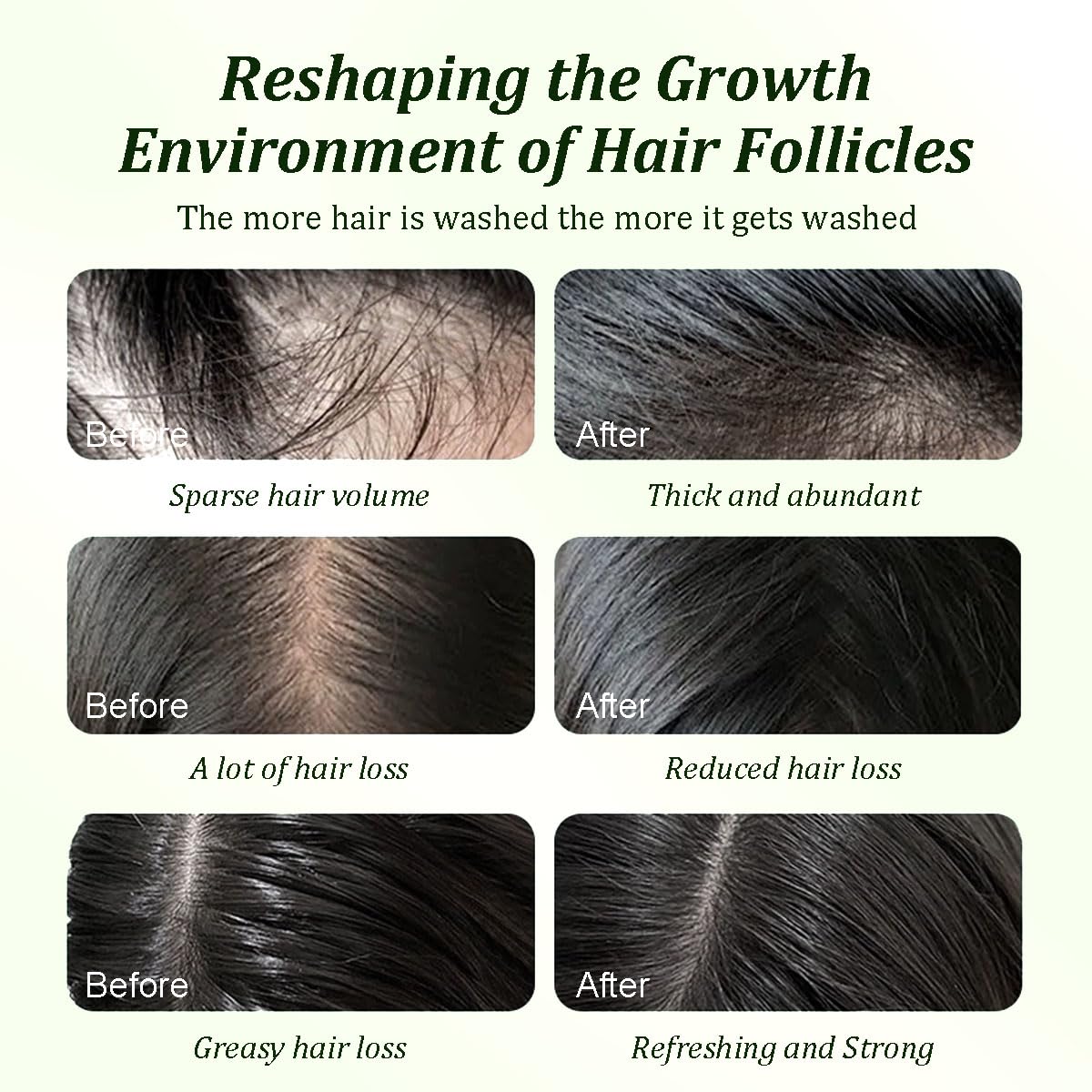 Gypsophila shampoo suitable for all hair types, including sensitive scalps.