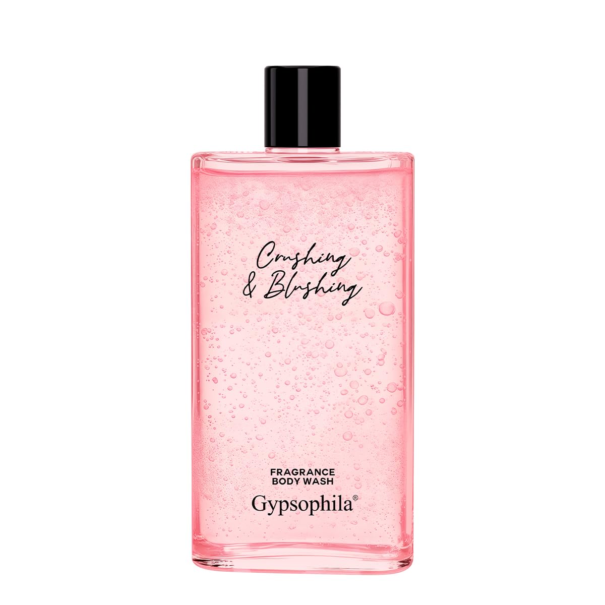 Gypsophila Fragrance Body Wash bottle close-up showing premium scent and hydration for daily use.