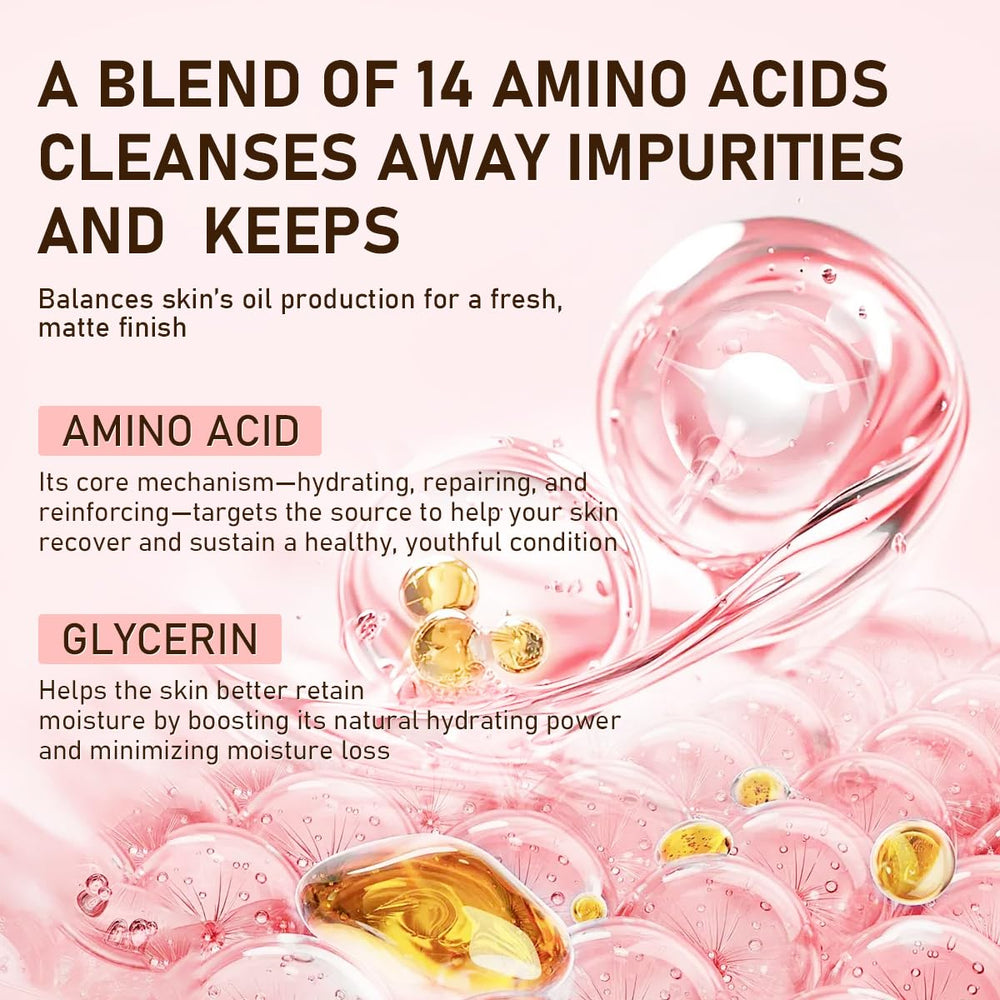 Hydration-focused formula with hyaluronic acid and glycerin for silky skin.