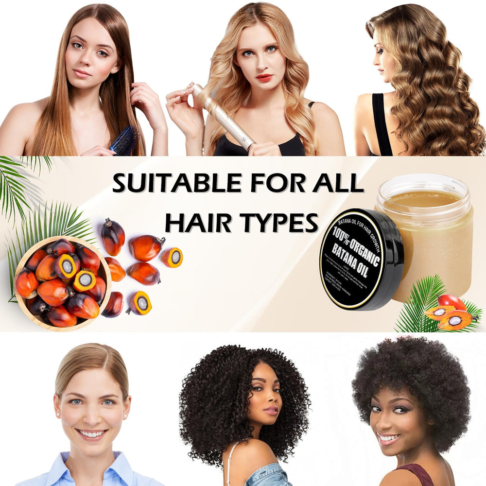 Gzarcwvn Batana Oil and Moringa blend ingredients for hair care