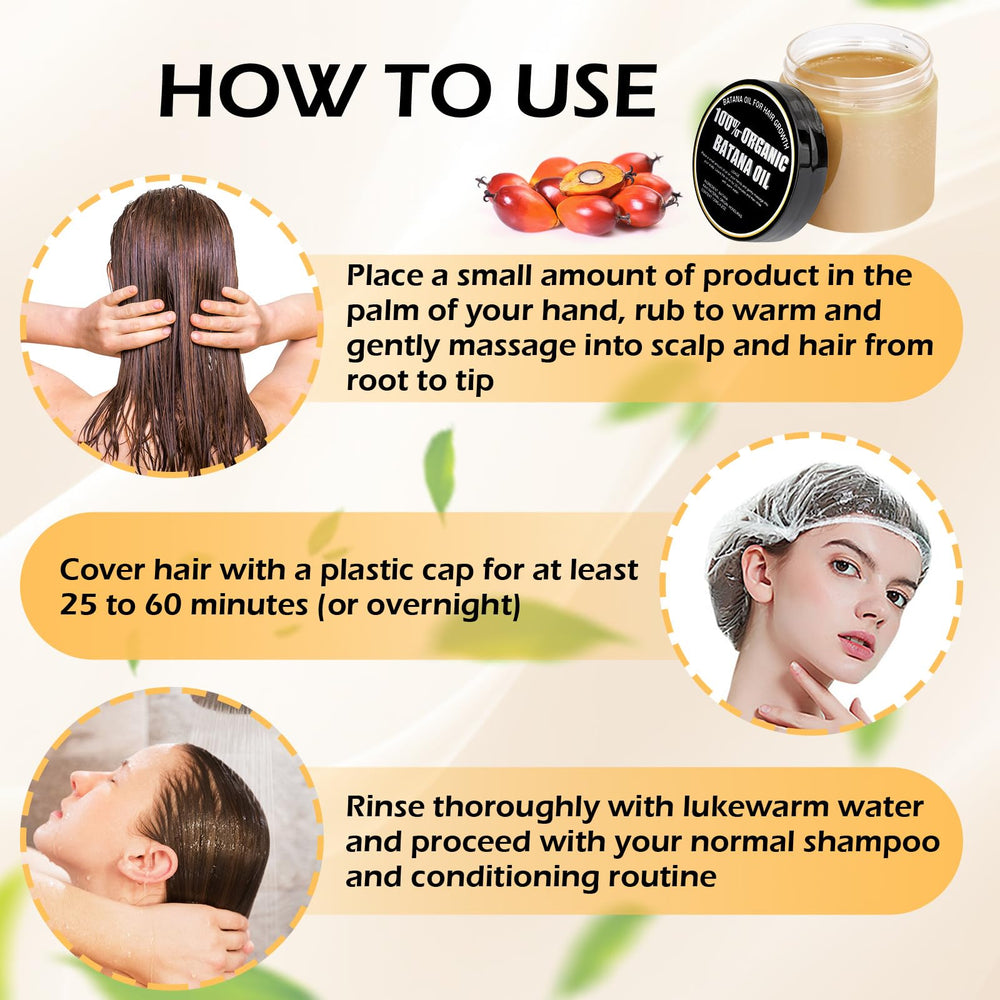 Gzarcwvn Batana Oil massaged into the scalp for hydration