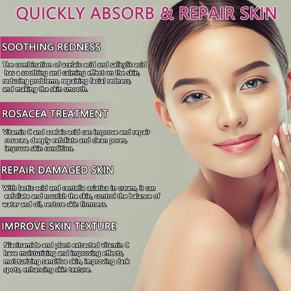 Gzchaox azelaic acid cream 15 daily care routine for blemish-prone skin.