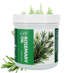 GZE solid rosemary oil bottle ready for scalp application.