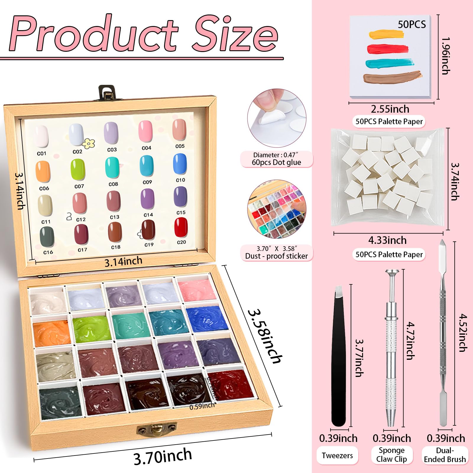 GZIXBDA beginner-friendly set supports versatile nail art.