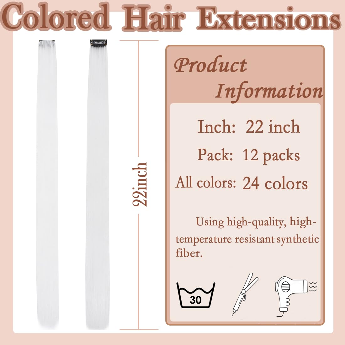 GZVIS back metal clips clip-in extensions for secure wear