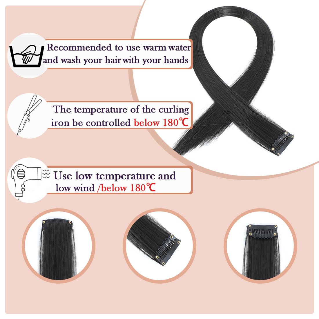 GZVIS high temperature resistant synthetic fiber suitable for styling