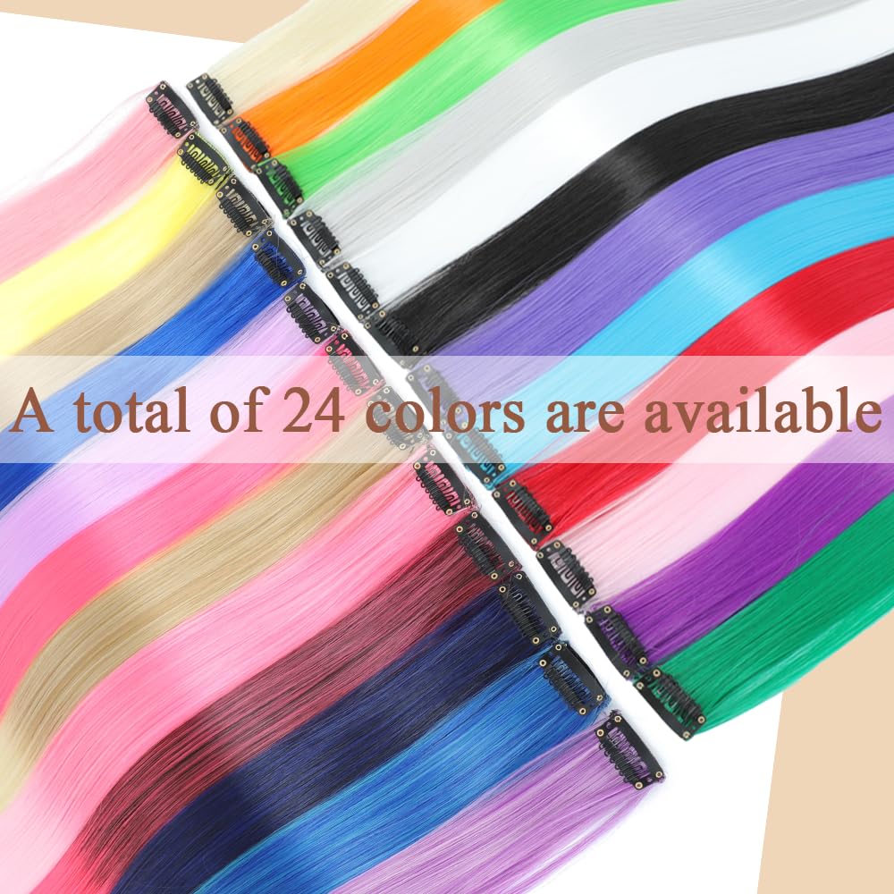 GZVIS light pink clip-in extensions adding length and shine