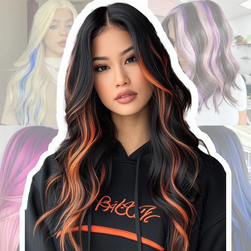 GZVIS red hair extensions heat-styling compatible fibers for versatile styling.