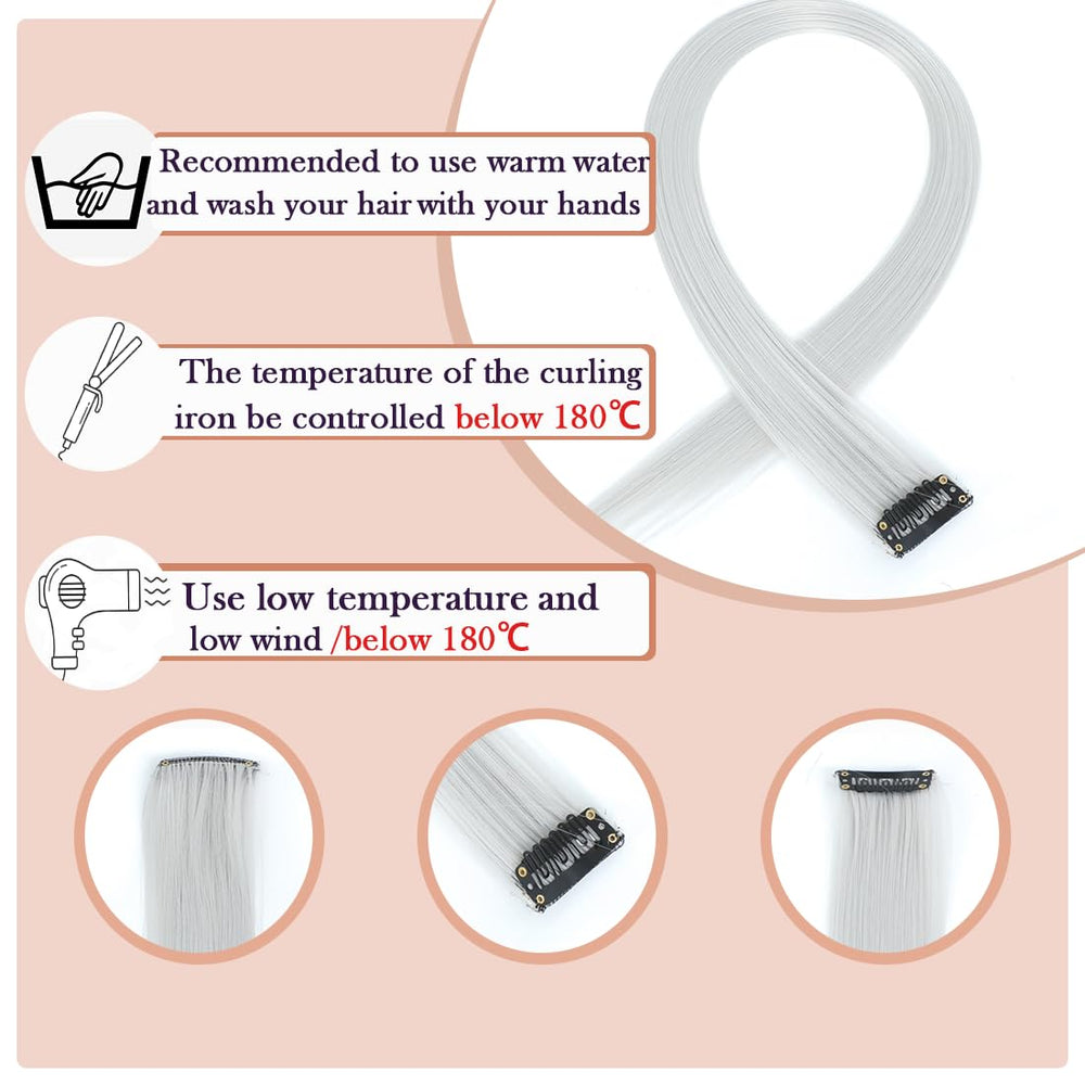 GZVIS seamless front design ensures a natural look when clipped in