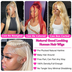 GZX pre-plucked baby hair adds a realistic hairline.