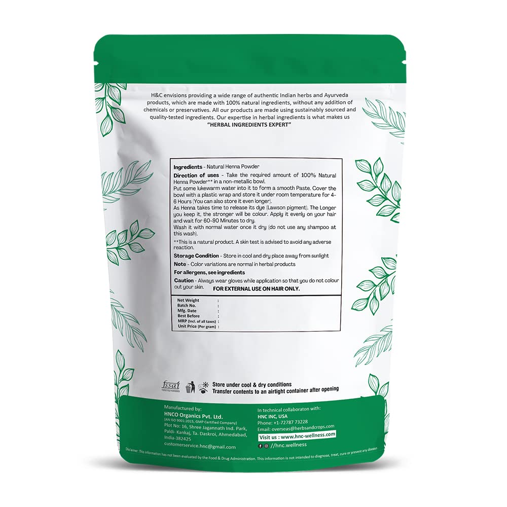 Triple-sifted henna powder shown for easy water mix and smooth paste.