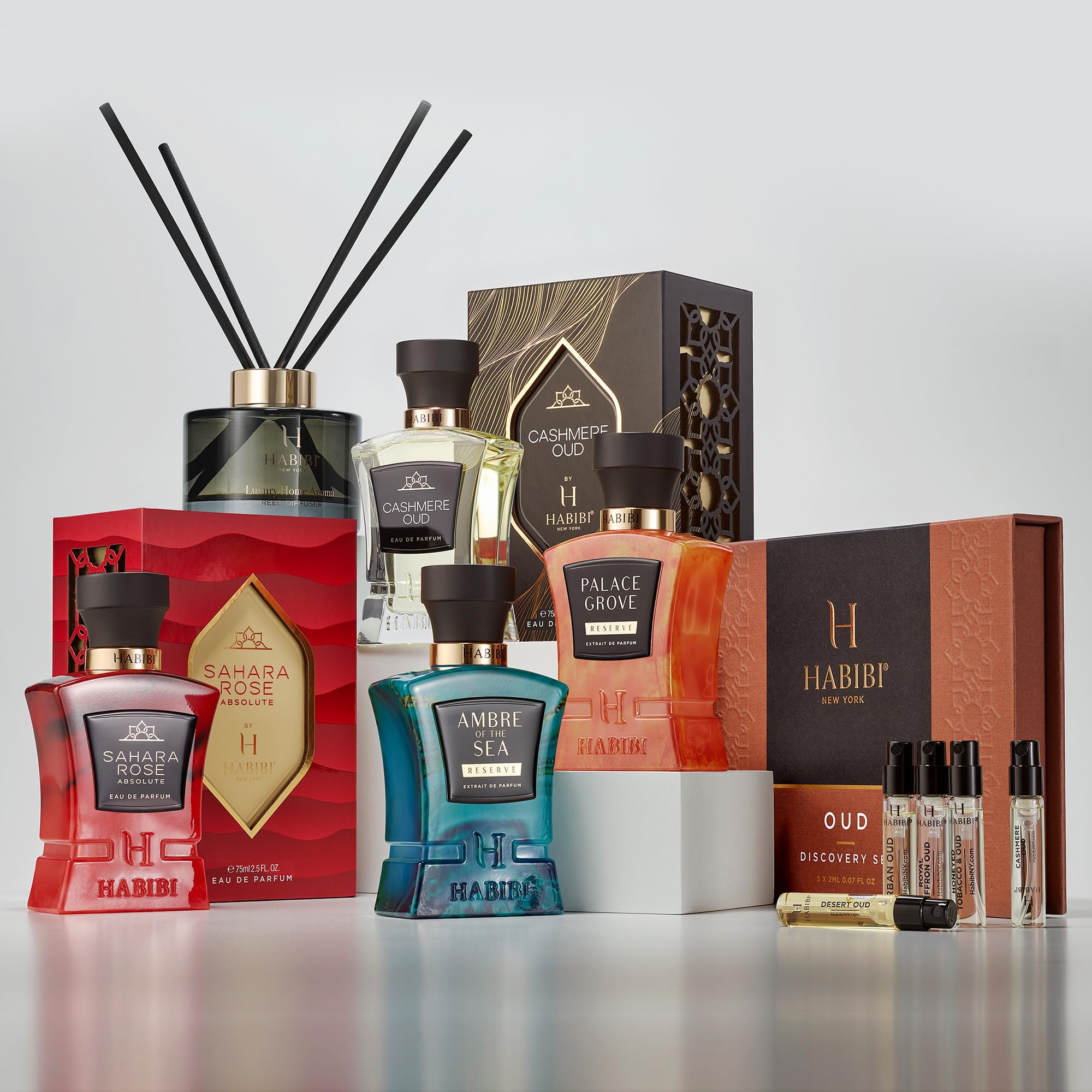 H HABIBI Cashmere Oud application on wrist offers versatile everyday use