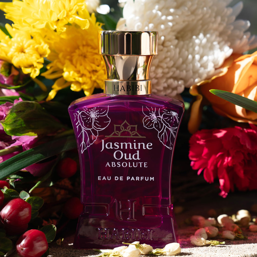 H HABIBI Jasmine Oud Absolute base notes of oud and leather.