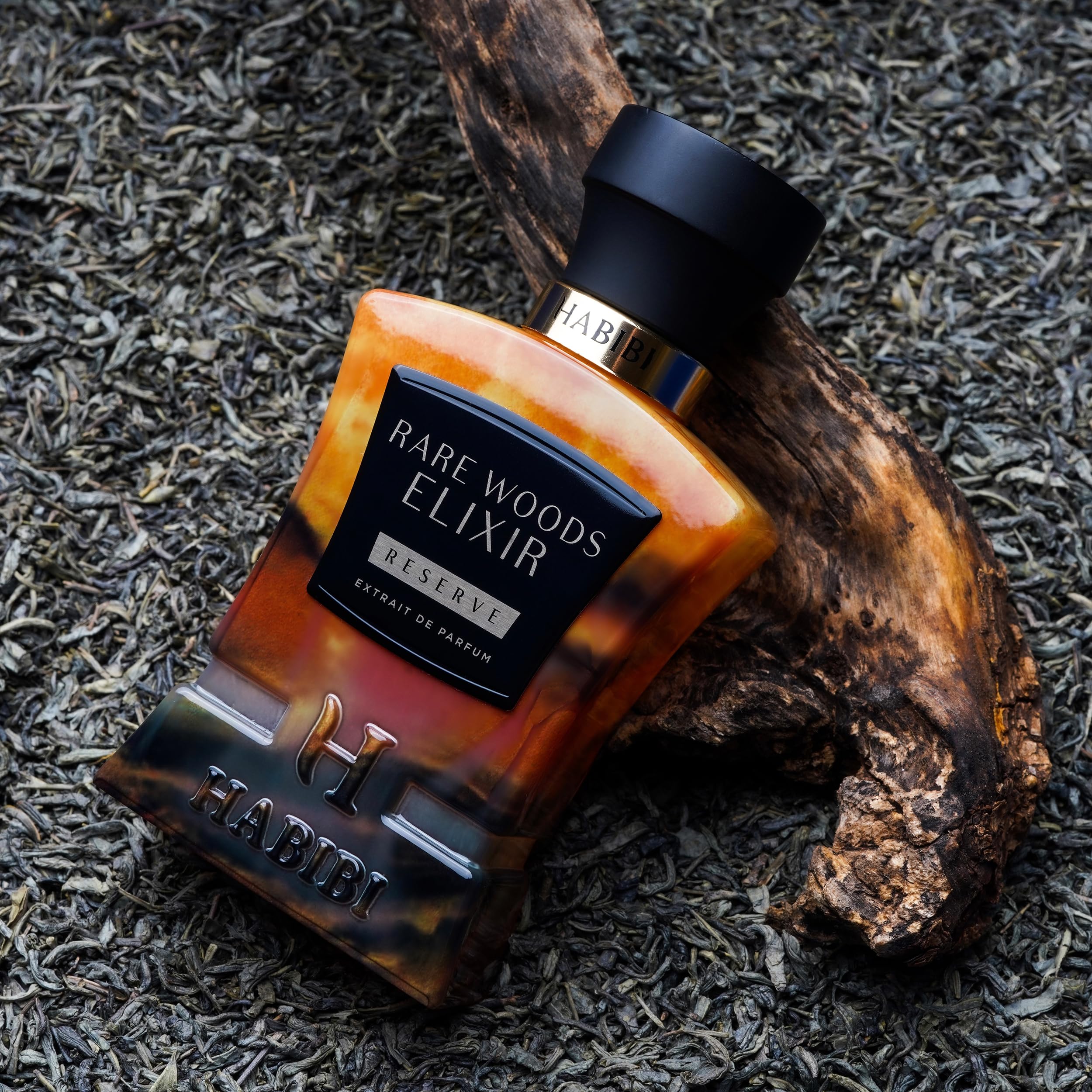 H HABIBI Rare Wood Elixir unisex fragrance suitable for day or night events