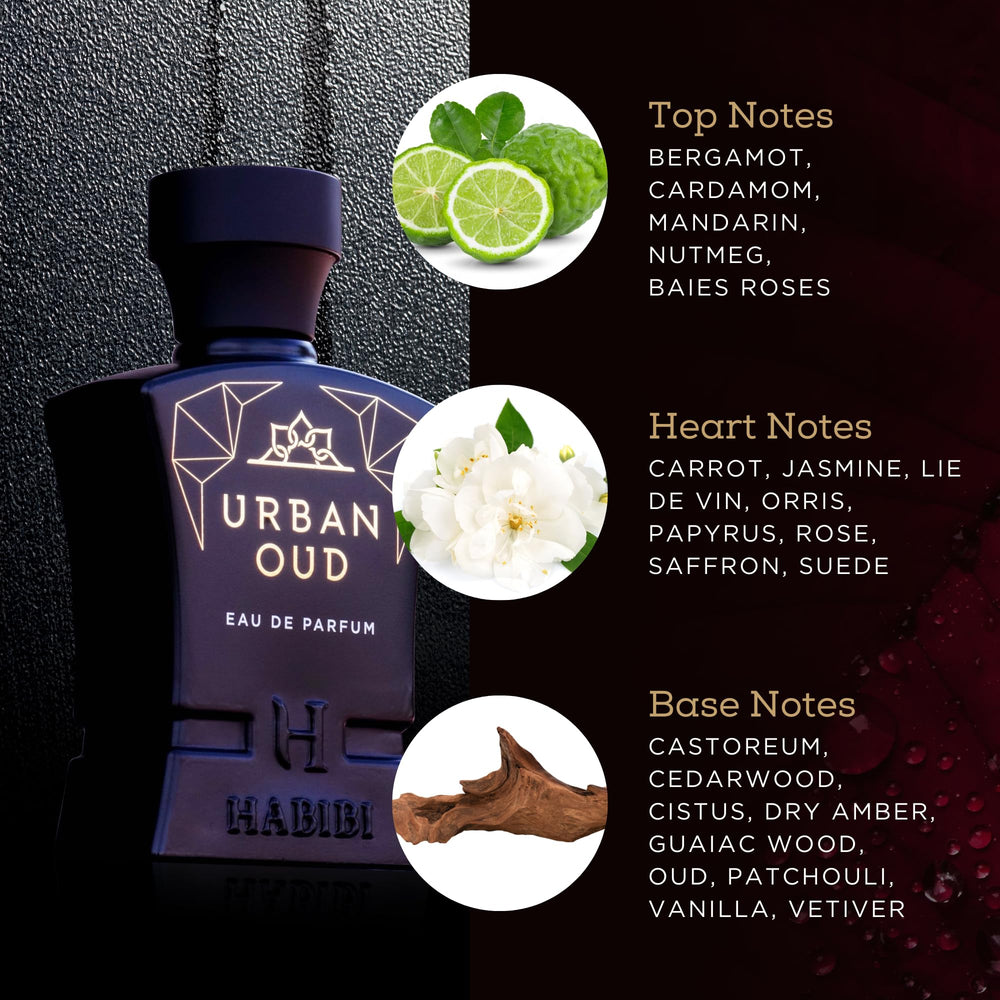 H HABIBI Urban Oud gift-ready packaging ideal for special occasions.
