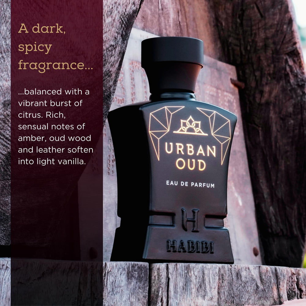 H HABIBI Urban Oud masculine scent profile for confident daily wear.