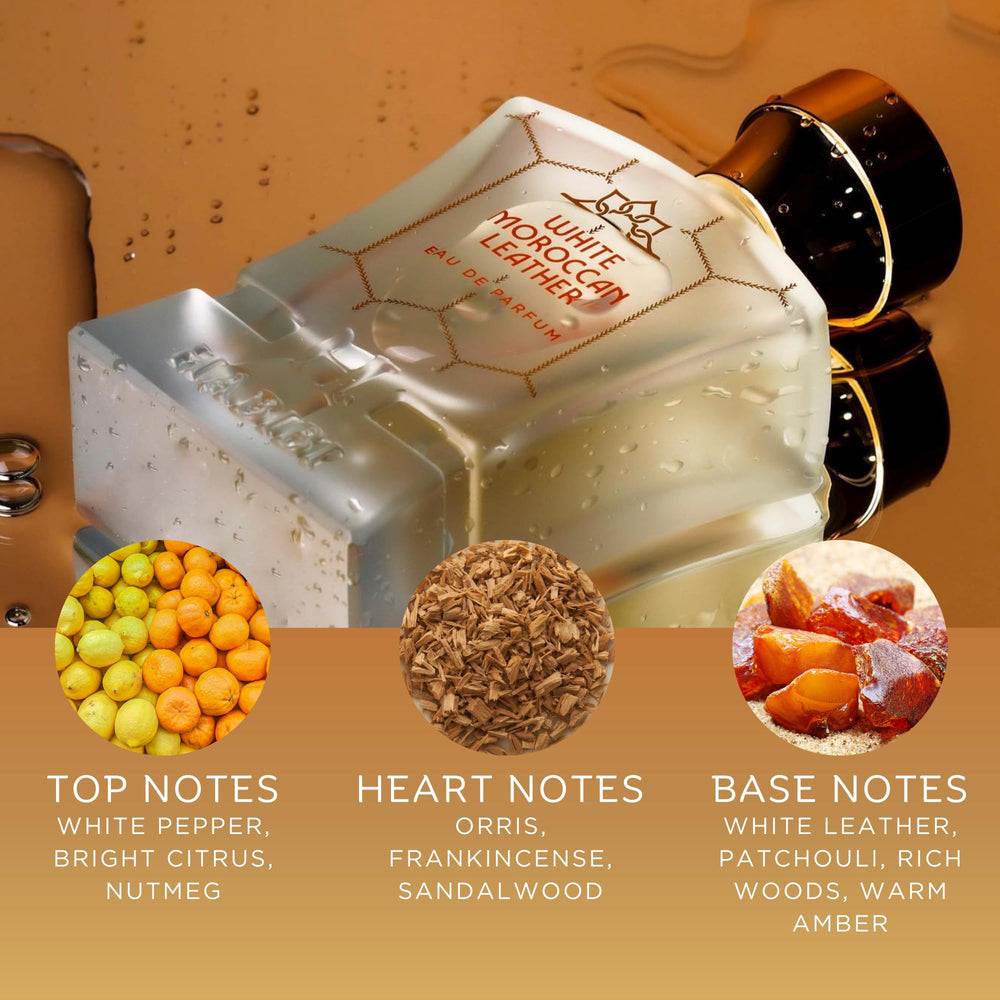 Bottle under warm light reflects rich aromatics and premium packaging.