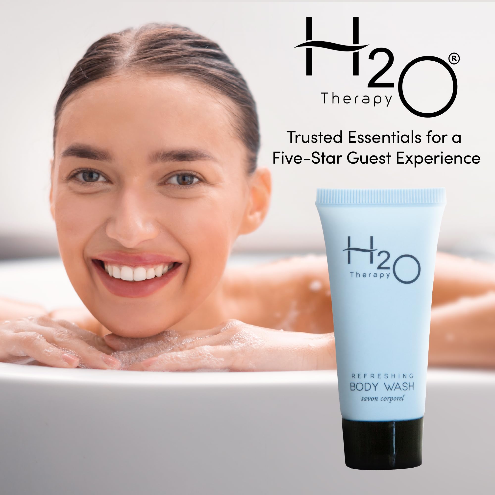 H2O Therapy green tea scent infused bath wash with refreshing notes