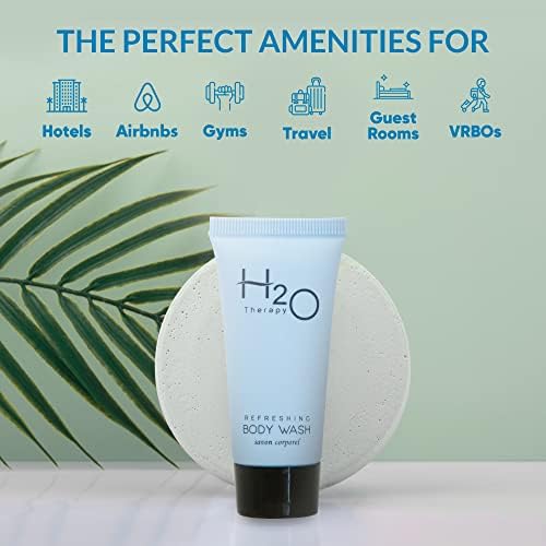 H2O Therapy guest amenities for hotels ready for guest use