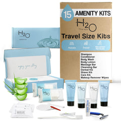 H2O Therapy shampoo travel-size bottle for hotel guests daily cleansing