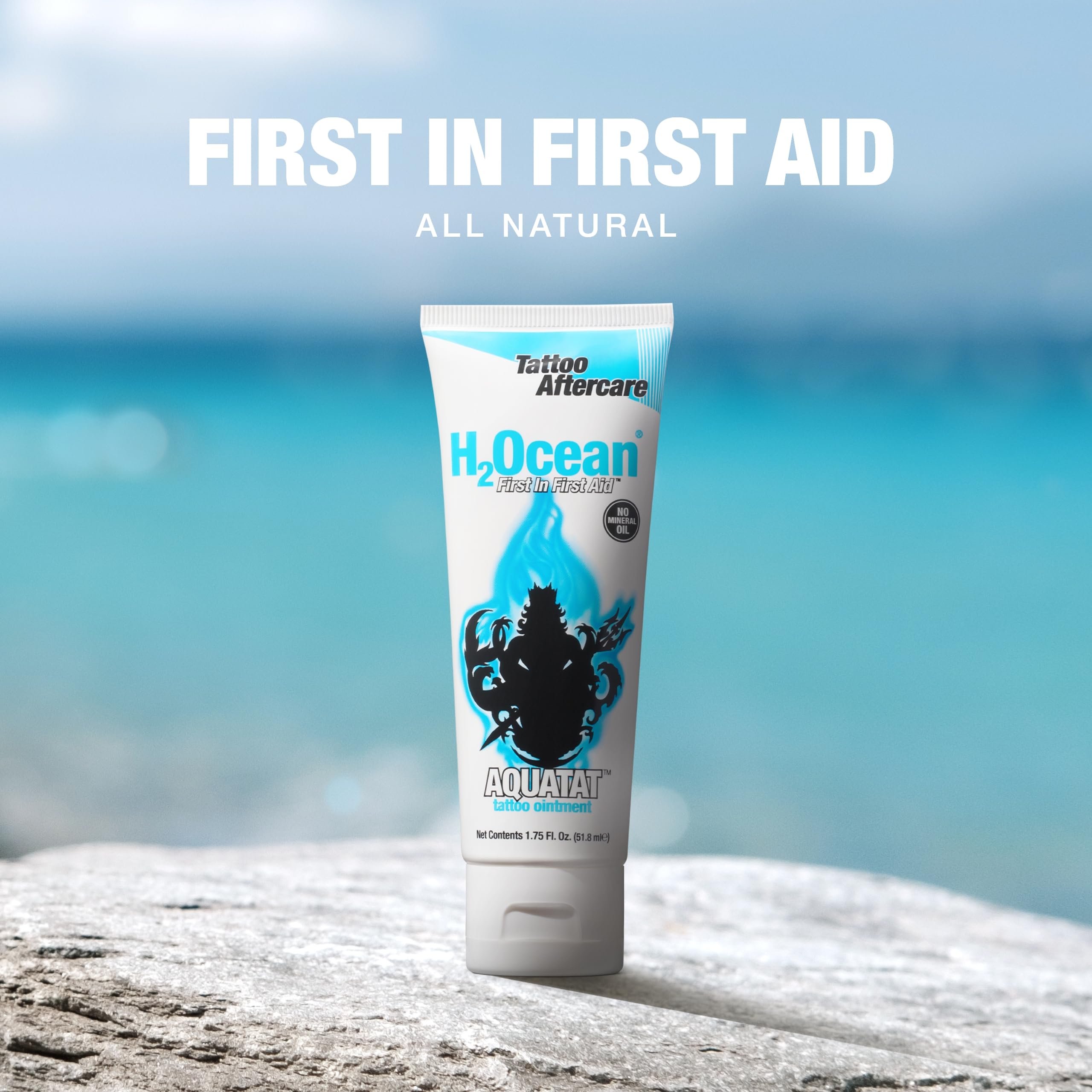 H2Ocean Aquatat barrier cream protects while letting skin breathe during healing.