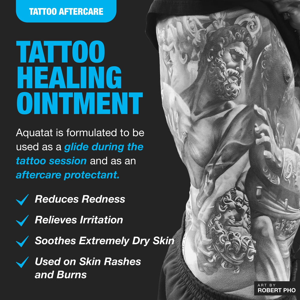H2Ocean Aquatat fragrance-free tattoo care keeps skin calm during healing.
