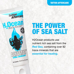 H2Ocean Aquatat packaging box highlighting USA-made care