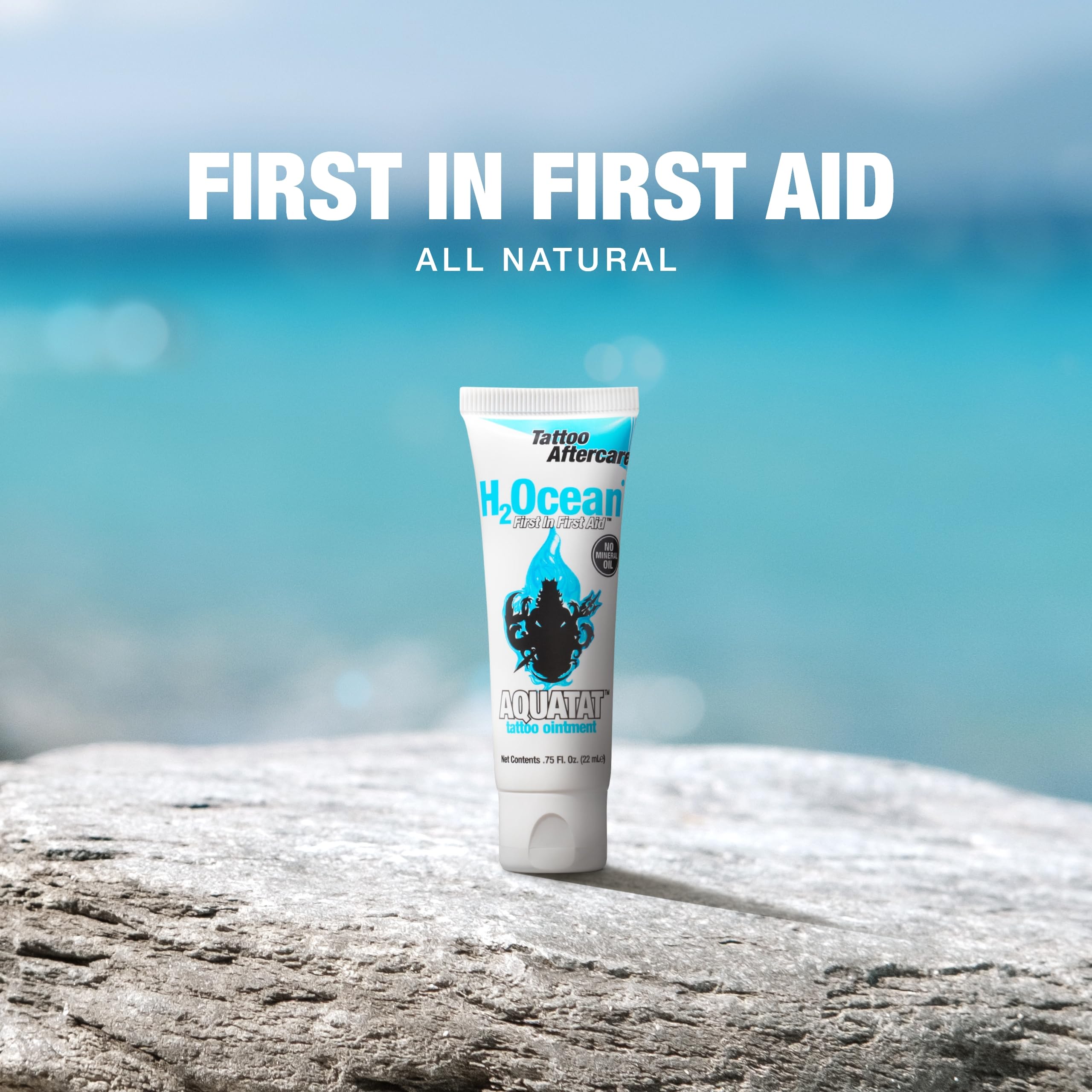 Tattoo aftercare ritual with Aquatat for protected, breathable skin
