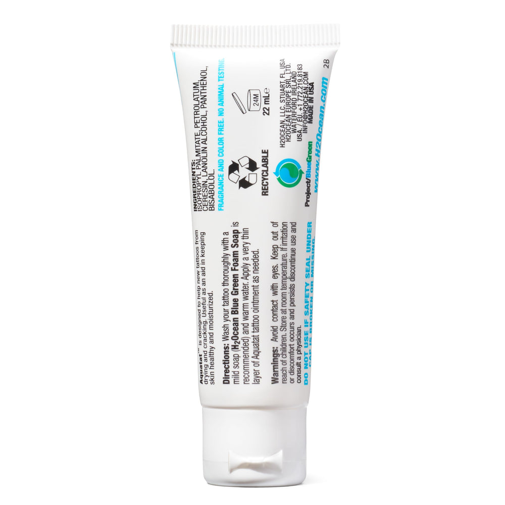 USA-made Aquatat sea salt-based aftercare for tattoos
